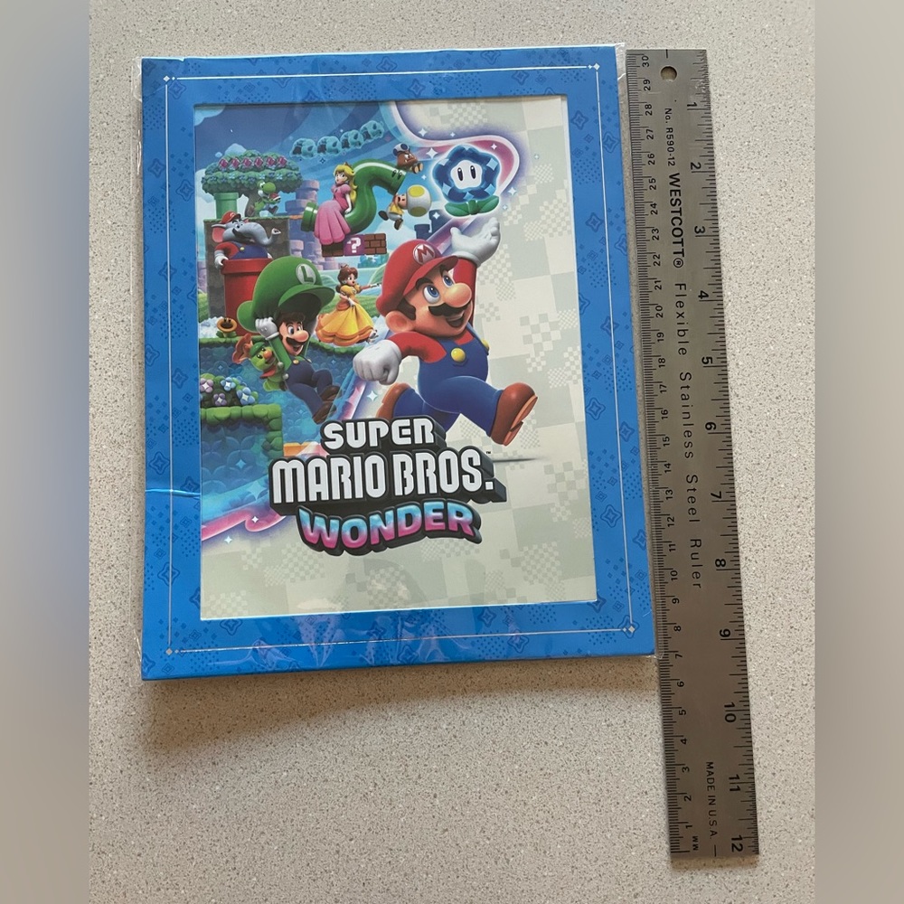 NEW Super Mario Bros Wonder Poster